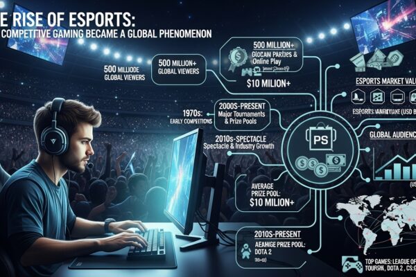 The Rise and Evolution of Esports: A New Era of Competitive Gaming The Rise and Evolution of Esports: A New Era of Competitive Gaming